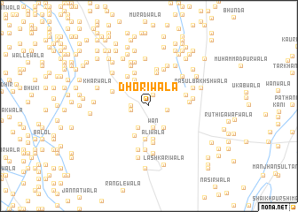 map of Dhorīwāla