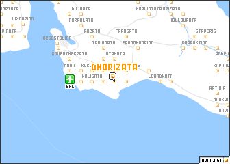 map of Dhorizáta