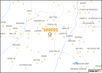 map of Dhoros