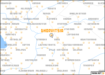 map of Dhorvitsiá