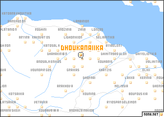 map of Dhoukanaíika