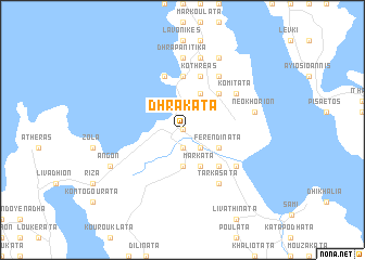 map of Dhrakáta