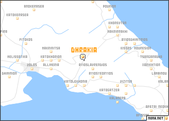 map of Dhrákia