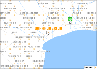 map of Dhrakonérion