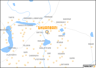 map of Dhuān Bari