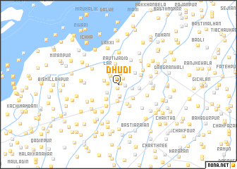 map of Dhudi