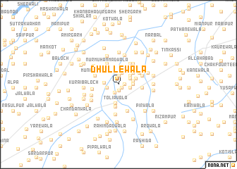 map of Dhullewāla