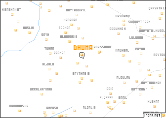 map of Dhūmā