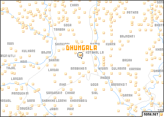 map of Dhūm Gala