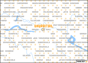 map of Dhupa Itāil