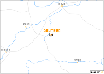 map of Dhutera