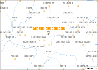 map of Diabamoridougou