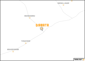 map of Diabata