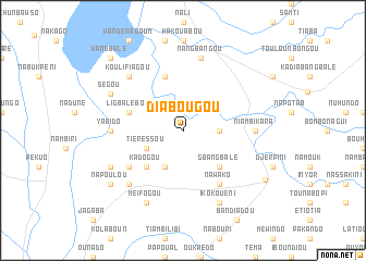 map of Diabougou
