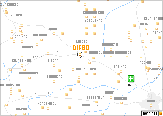 map of Diabo