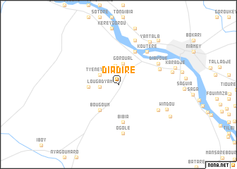 map of Diadiré