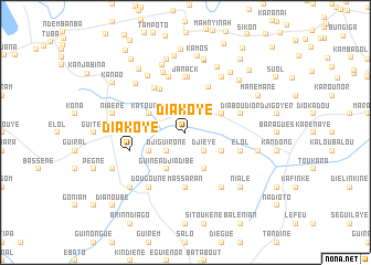 map of Diakoye