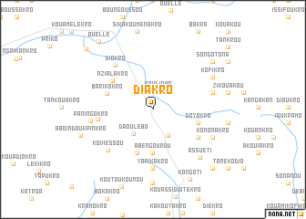 map of Diakro