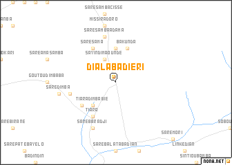 map of Dialaba Diéri