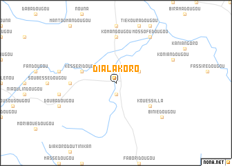 map of Dialakoro