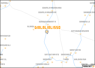 map of Dialali Alisso