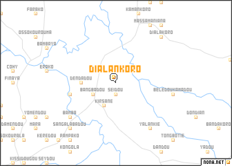 map of Dialankoro