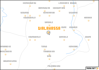 map of Dialawassa