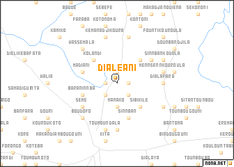 map of Dialéani