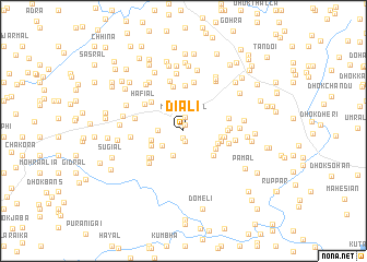 map of Diāli