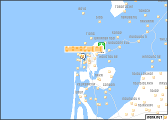 map of Diamaguene