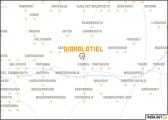 map of Diamalatiel