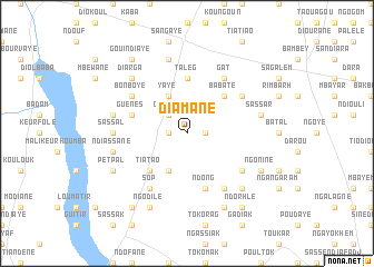 map of Diamane