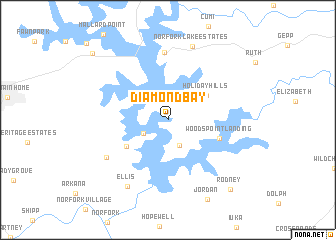 map of Diamond Bay