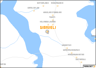 map of Diamvéli