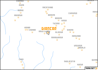 map of Diancar