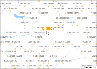 map of Diancy