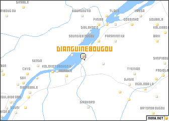 map of Dianguinébougou