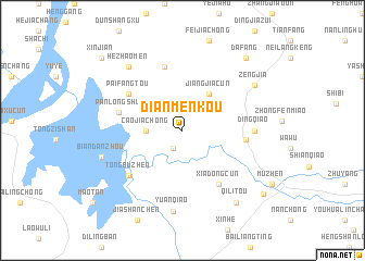 map of Dianmenkou