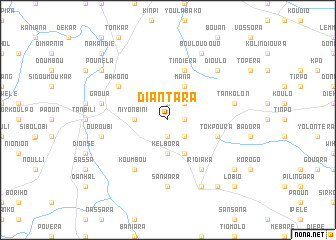 map of Diantara