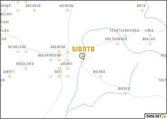 map of Dianta