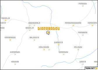 map of Diarabadou