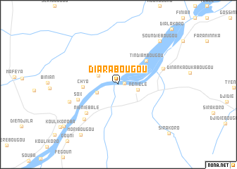 map of Diarabougou