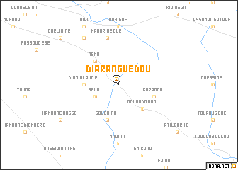 map of Diaranguédou