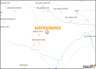map of Diar Sidi Ahmed
