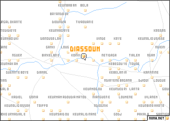 map of Diassoum