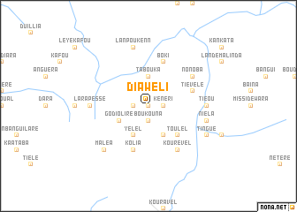 map of Diaweli