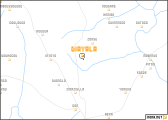 map of Diayala