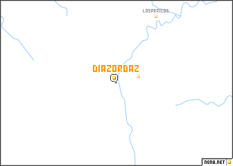 map of Díaz Ordaz