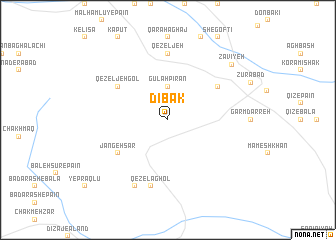 map of Dībak