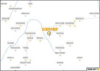 map of Dibamba